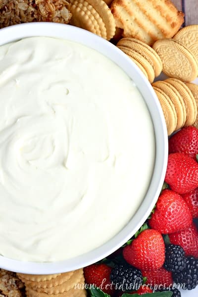 Three Ingredient Lemon Fruit Dip