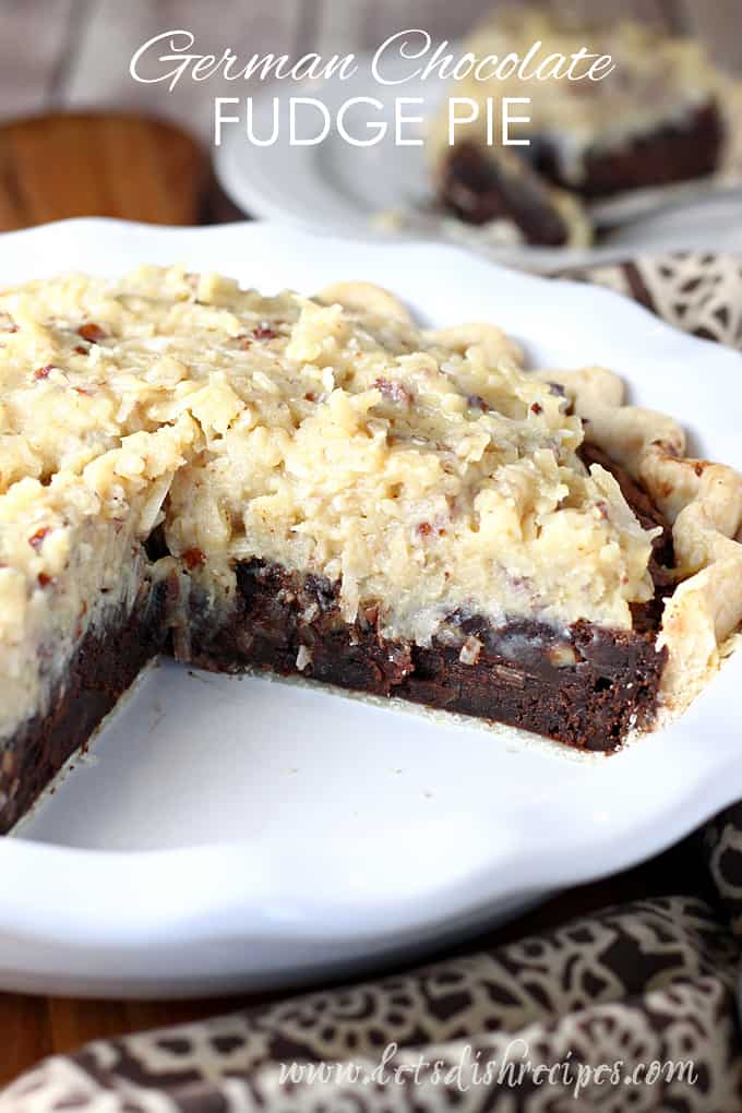 German Chocolate Fudge Pie