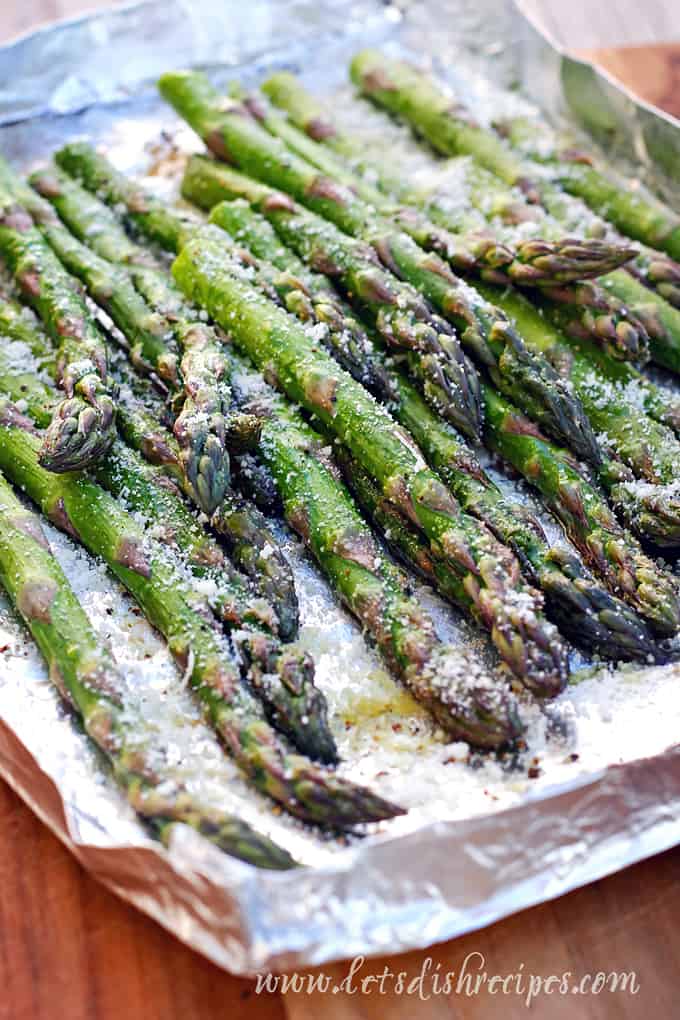 Grilled Parmesan Asparagus