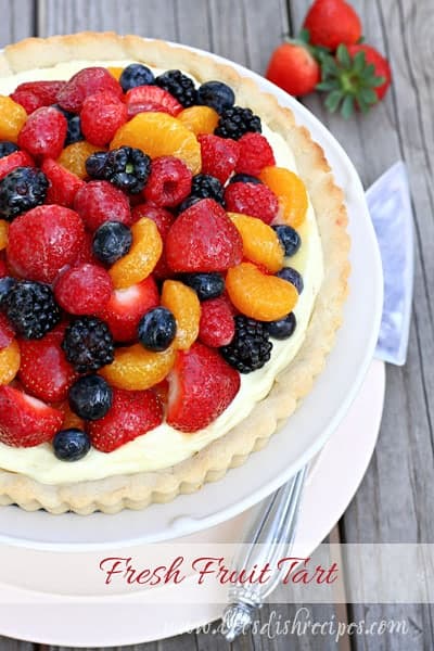 Fresh fruit tart