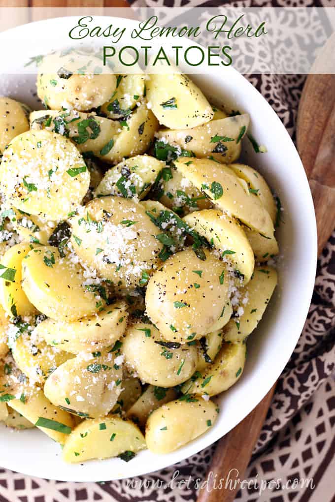 Easy Lemon Herb Potatoes