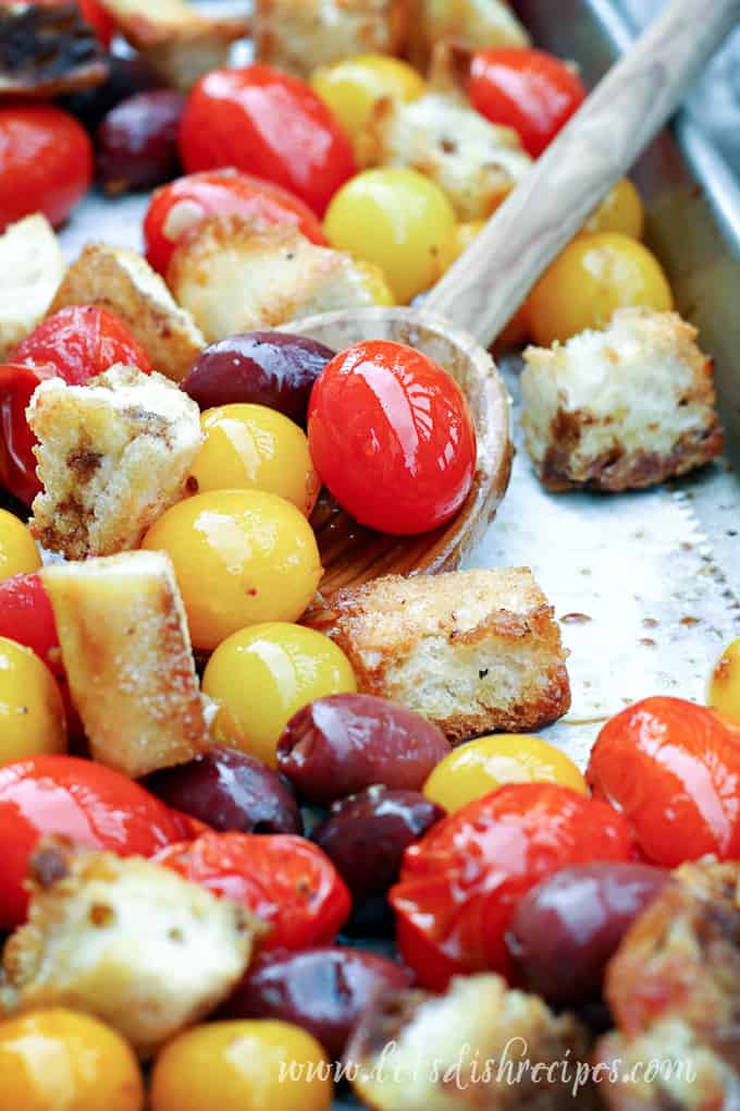 Roasted Tomato and Bread Salad (Panzanella)