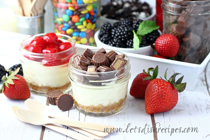 Mason Jar Cheesecakes