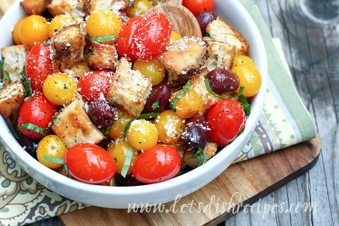 Roasted Tomato and Bread Salad (Panzanella)