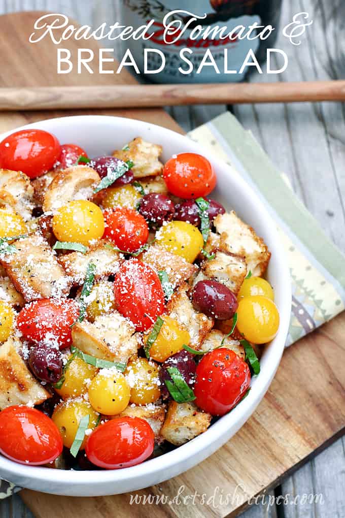 Roasted Tomato and Bread Salad (Panzanella)