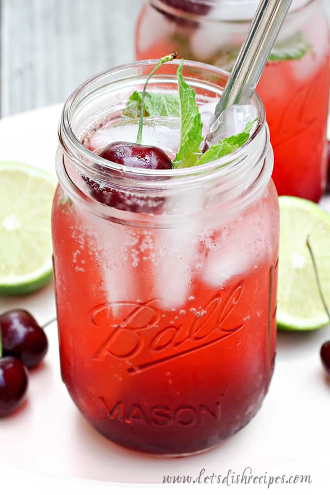 Cherry Lime Spritzer