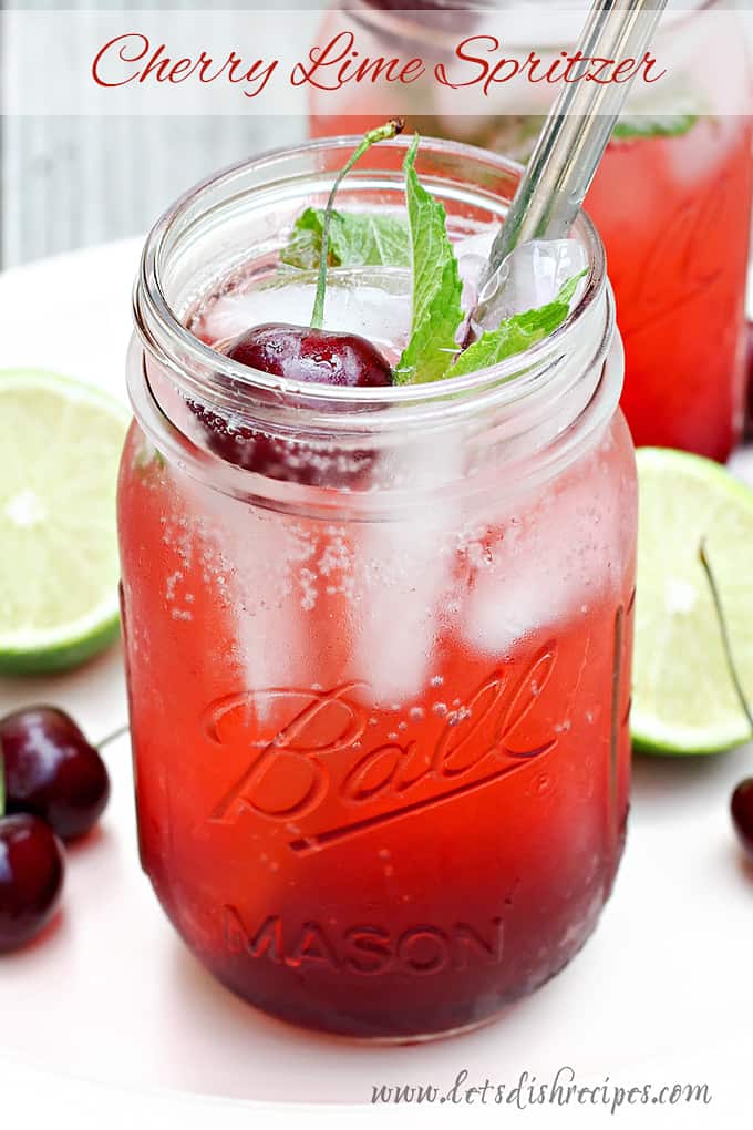 Cherry Lime Spritzer