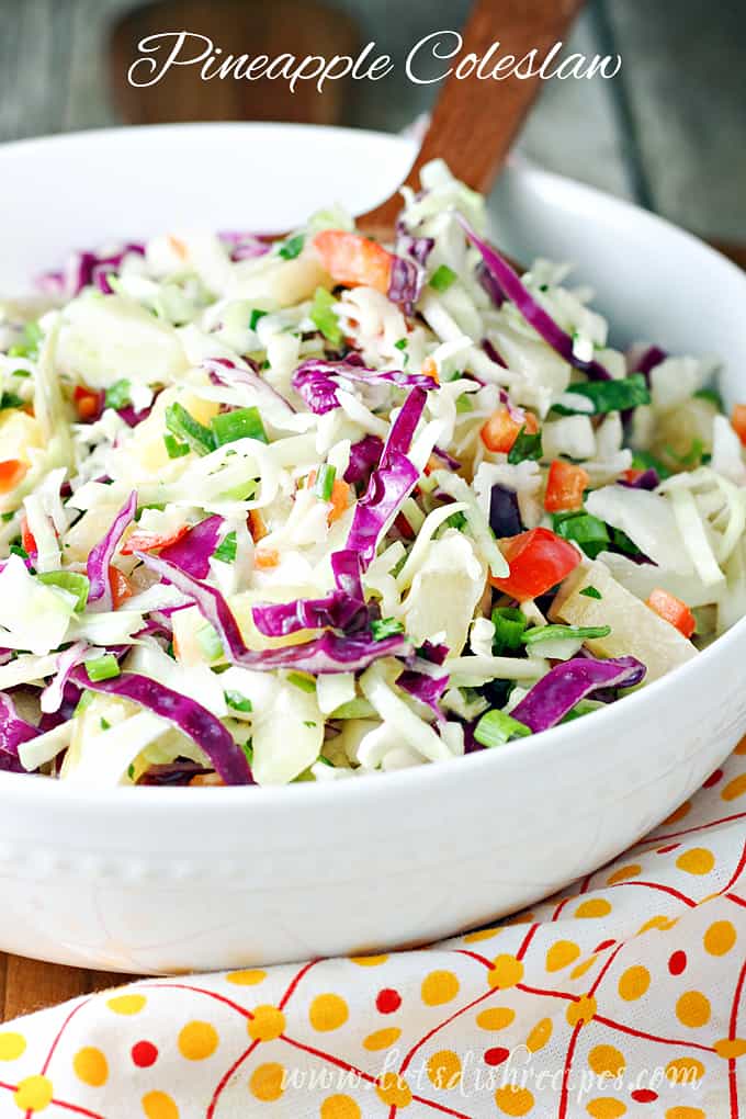 Pineapple Coleslaw