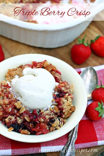 Triple Berry Crisp