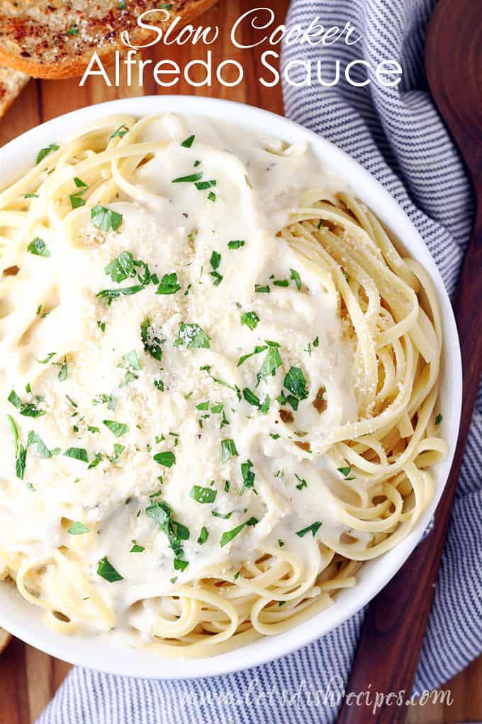 Slow Cooker Alfredo Sauce