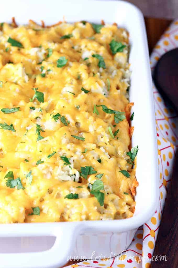 Cheesy Green Chili Rice