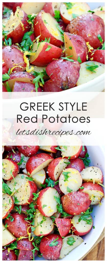 Greek Style Red Potatoes