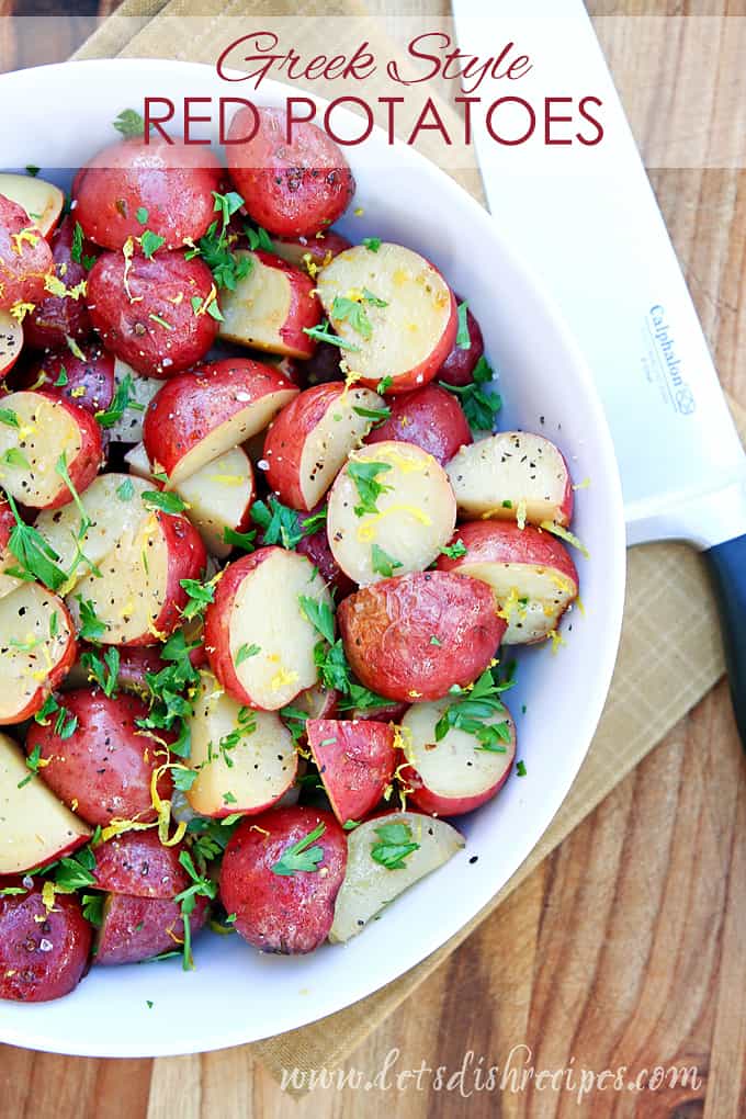 Greek Style Red Potatoes