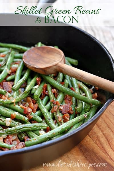 Skillet Green Beans with Bacon