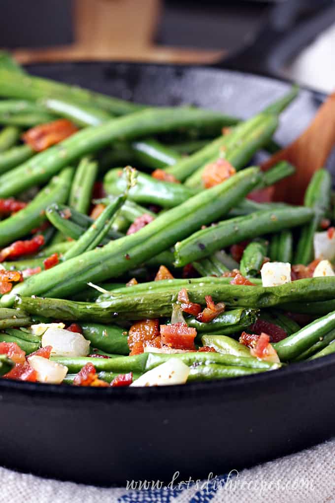 Skillet Green Beans with Bacon