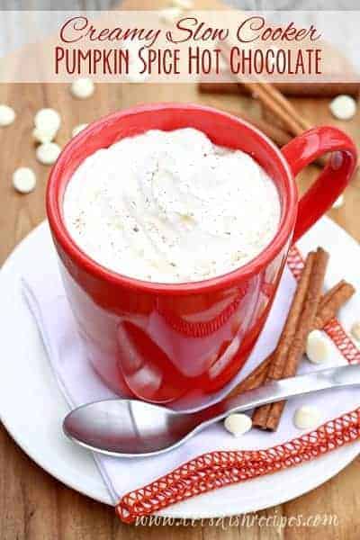 Pumpkin Spice Hot Chocolate