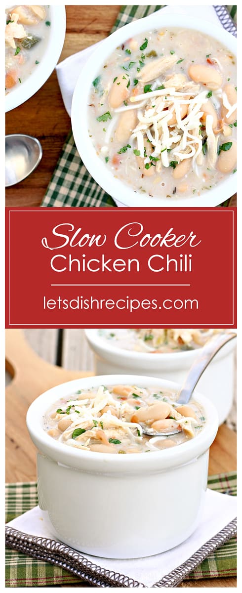 Slow Cooker White Chicken Chili