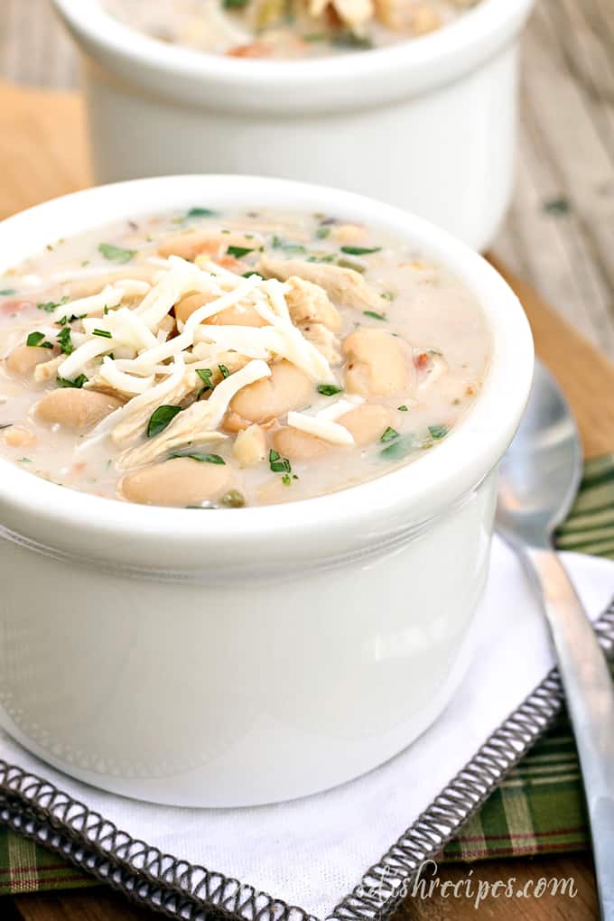 Slow Cooker White Chicken Chili