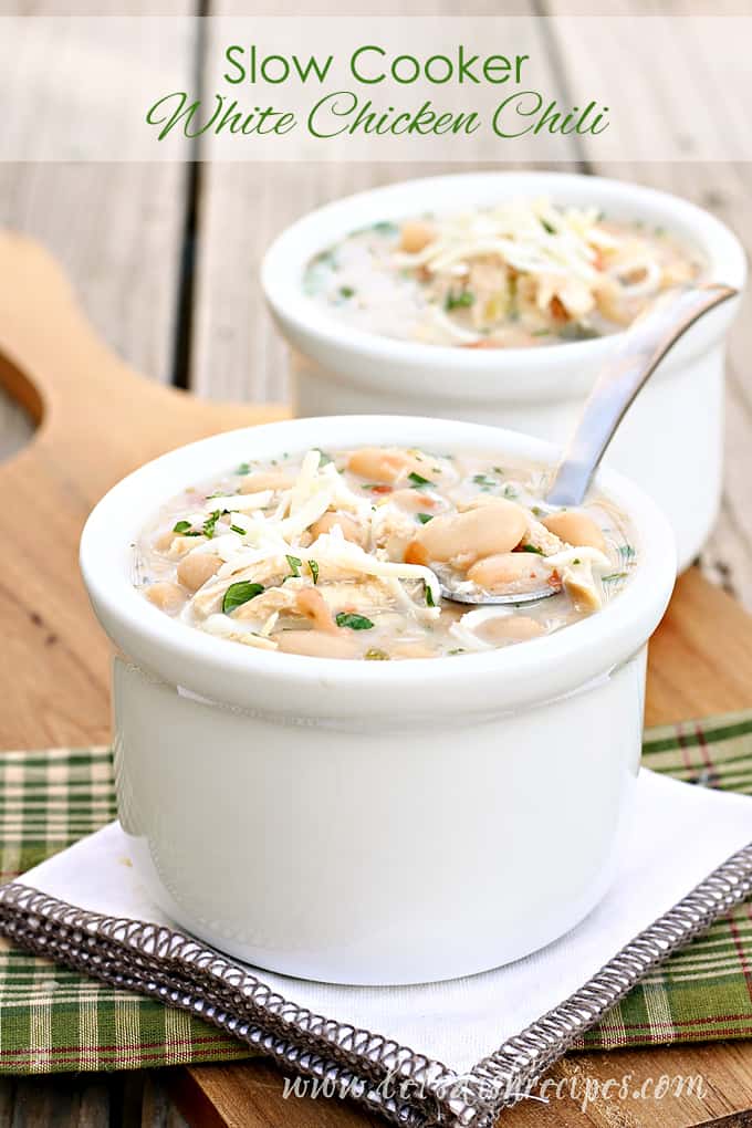 Slow Cooker White Chicken Chili