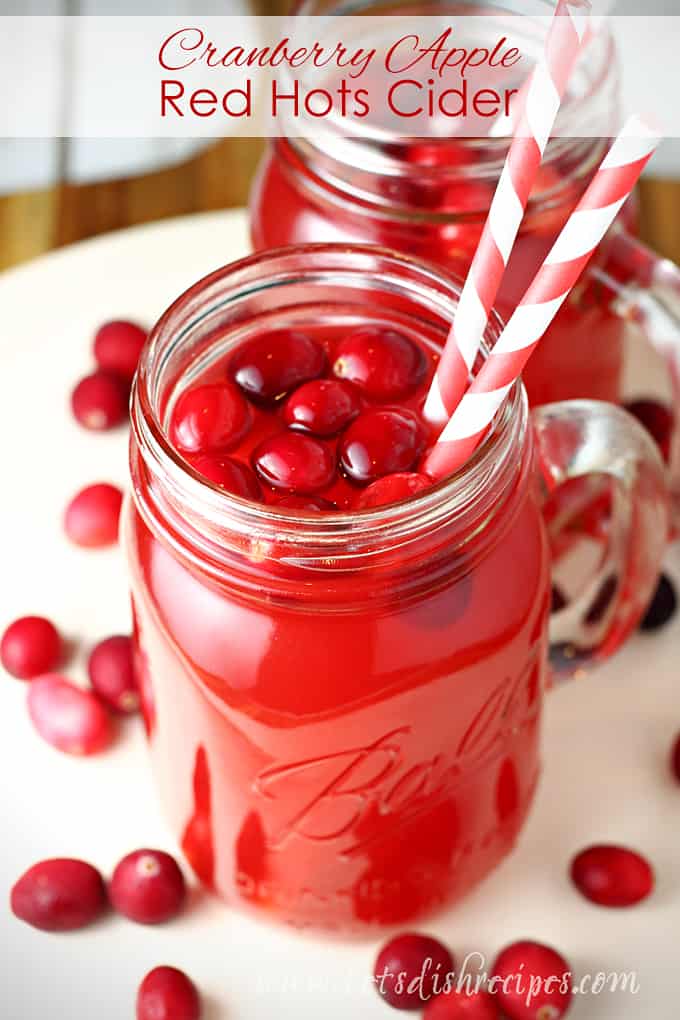 Cranberry Apple Red Hots Cider