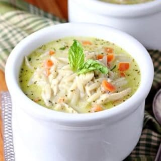 Chicken Orzo Pesto Soup 1