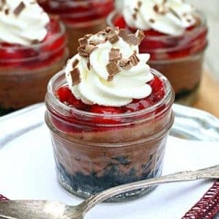 Mini Black Forest Cheesecak