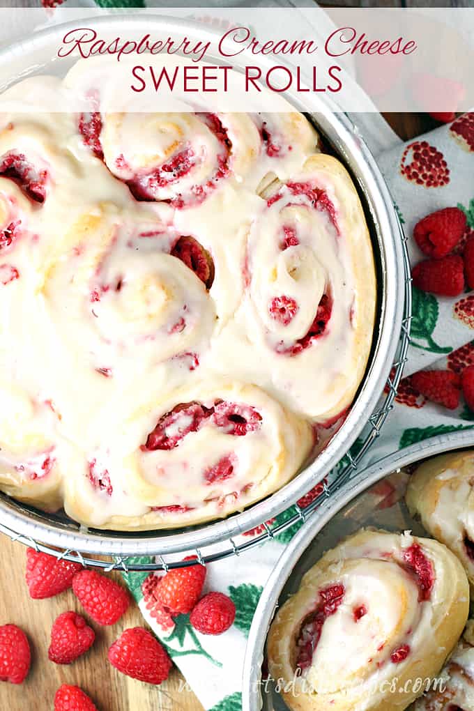 Raspberry Cream Cheese Sweet Rolls