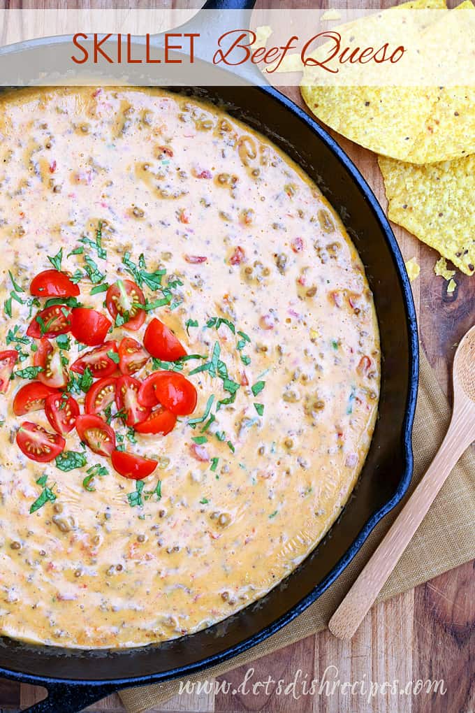 Skillet Beef Queso