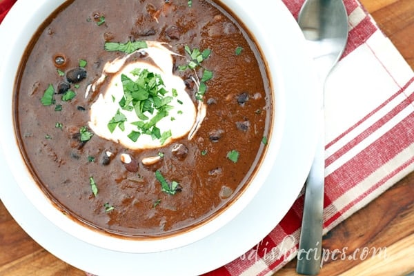 Easiest Ever Black Bean Soup