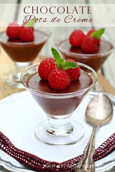 Chocolate Pots de Creme