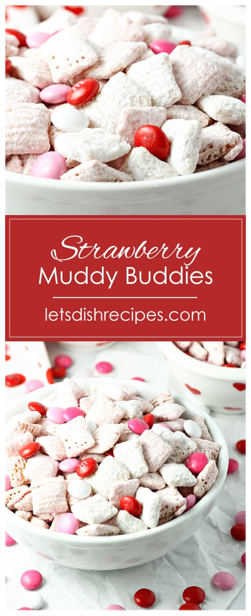 Strawberry Muddy Buddies