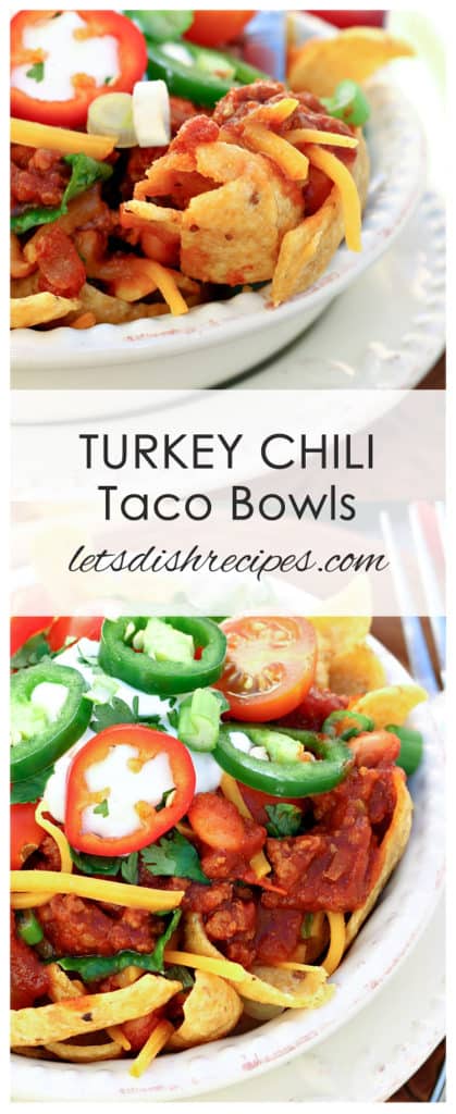 Turkey Chili Taco Bowls