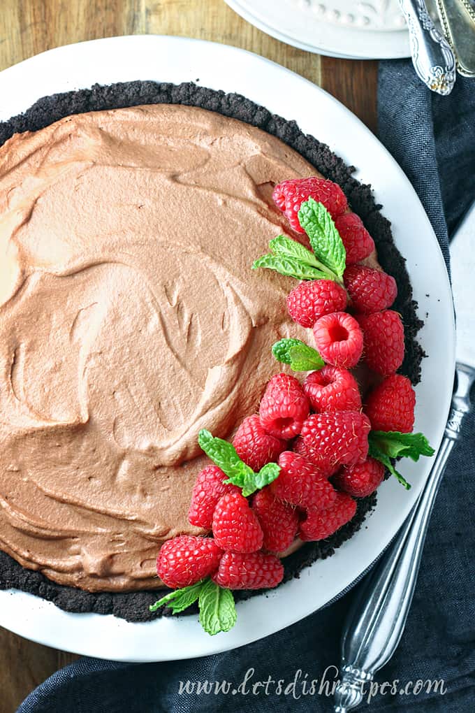 Dark Chocolate Cream Pie