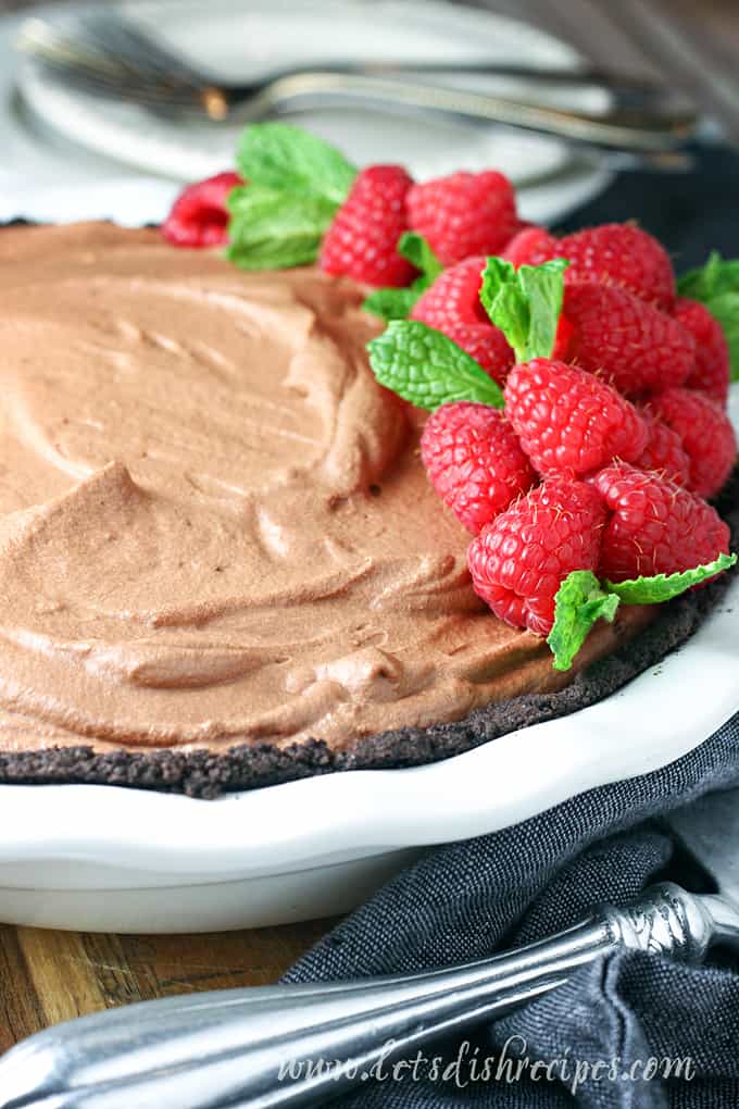 Dark Chocolate Cream Pie