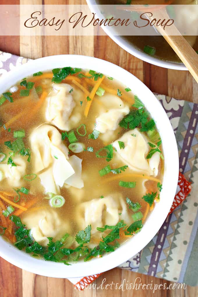 Easy Wonton Soup