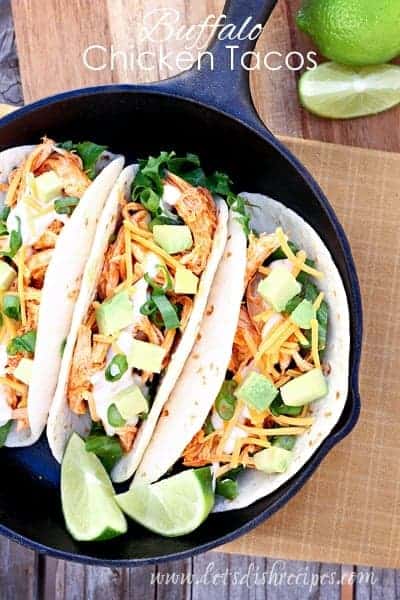 Easy Buffalo Chicken Tacos