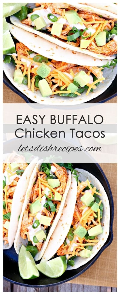 Easy Buffalo Chicken Tacos