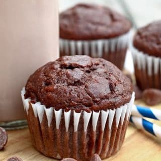 Chocolate Banana Muffins3WB