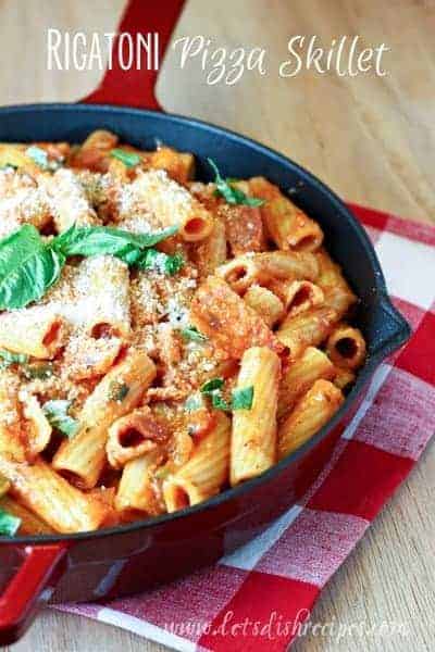 Rigatoni Pizza Skillet