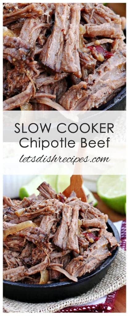 Slow Cooker Chipotle Beef