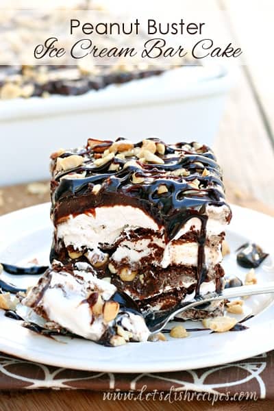 Peanut Buster Ice Cream Sandwich Cake