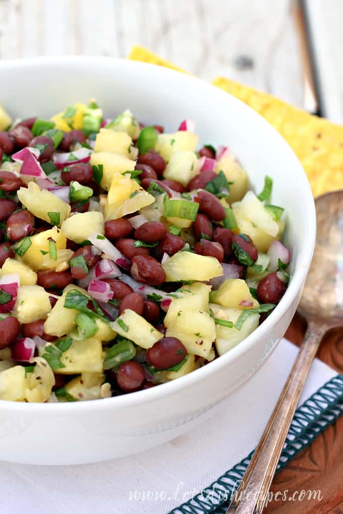 Pineapple Black Bean Salsa