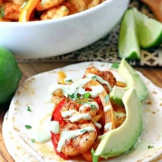 Shrimp Fajitas 1WB