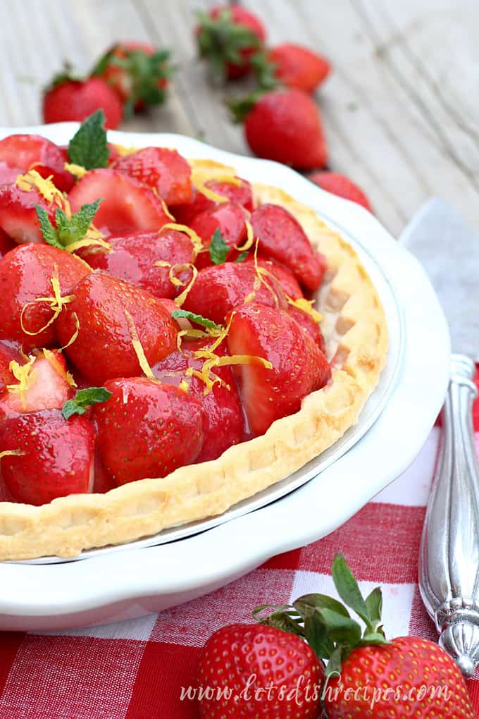 Strawberry Lemon Pie