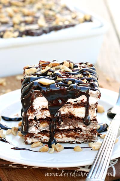 Peanut Buster Ice Cream Sandwich Cake