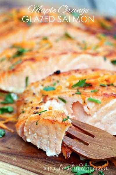 Orange Maple Glazed Salmon