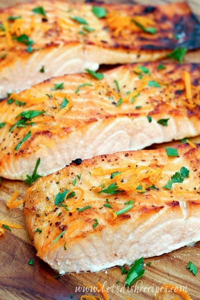 Orange Maple Glazed Salmon