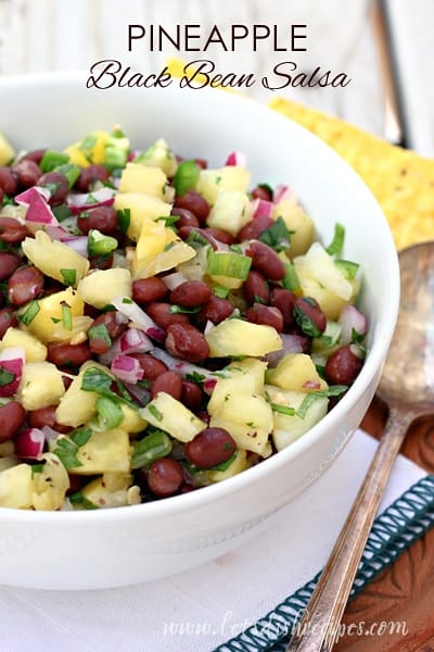 Pineapple Black Bean Salsa