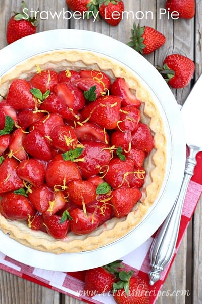 Strawberry Lemon Pie