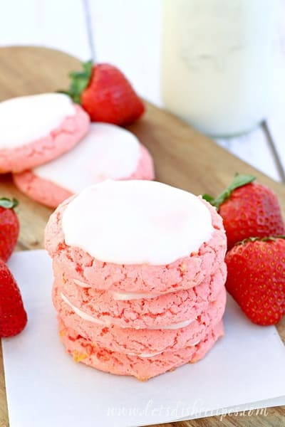 Easy Strawberry Lemonade Cookies